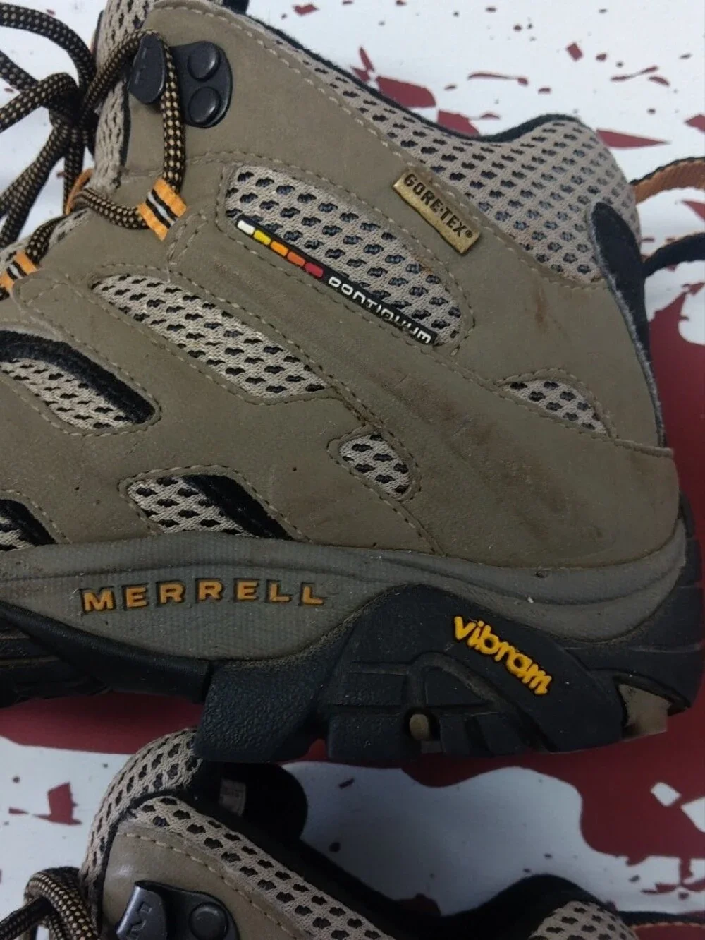 Merrell Olive and Black Trail Boots